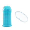 Cepillo de dientes de silicona suave para perros y gatos