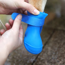 Bottes imperméables en caoutchouc pour chiens – Protections antidérapantes pour les pattes