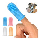 Cepillo de dientes de silicona suave para perros y gatos