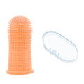 Cepillo de dientes de silicona suave para perros y gatos