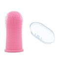 Cepillo de dientes de silicona suave para perros y gatos