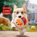 Balle sauteuse électrique en peluche pour chiens – Jouet rechargeable par USB